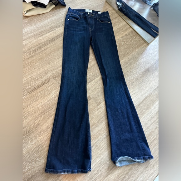 FRAME JEANS size 25 Le High Flare - Picture 2 of 8